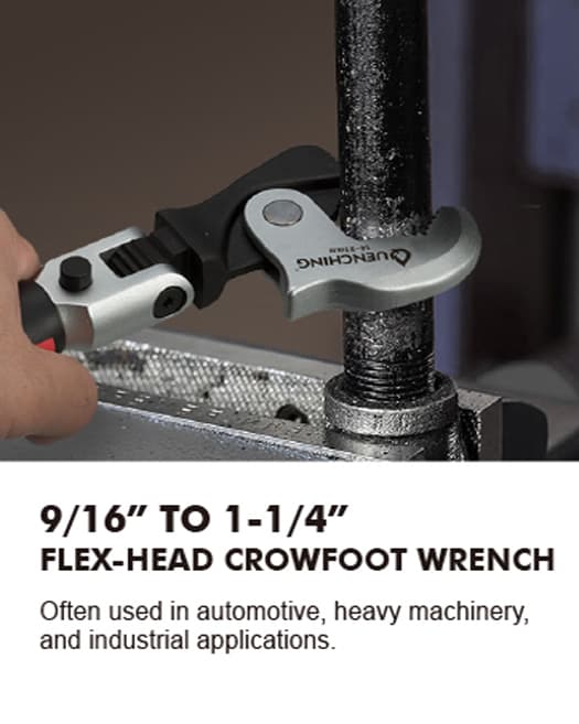 Advantage of 14-32 mm Adjustable Spring-Loaded Crowfoot Wrench
