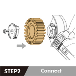 Hollow Serrated Eraser Wheel