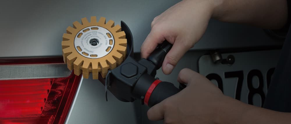 Advantage of Decal Remover Eraser Wheel