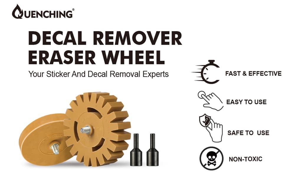 Advantage of Decal Remover Eraser Wheel